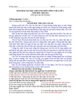 Đề thi học sinh giỏi lớp 5 năm học 2010 2011