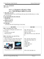 Giáo án Tin học lớp 3 cả năm