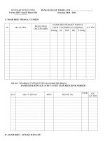 Mẫu đánh giá xếp loại thi đua Tổ   Cá nhân