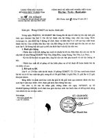 Kết quả thi giải Toán qua Internet cấp tỉnh năm học 2010 2011