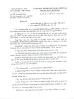 Hướng dẫn xét TN THCS năm học 2010   2011