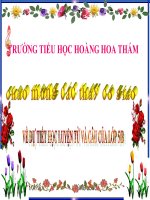LUYỆN TỪ VÀ CÂU 5 KHỦNG LONG