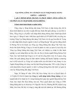 QUÁ TRÌNH HÌNH THÀNH VÀ PHÁT TRIỂN TỔNG CÔNG TY CỔ PHẦN XUẤT NHẬP KHẩU HÀNG KHÔNG