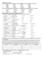 ĐỀ CHUYÊN ANH LỚP 10