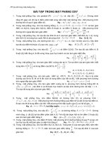 Bài tập LTĐH trong mặt phẳng Oxy