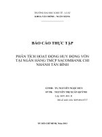 phân tích hoạt động huy động vốn tại ngân hàng tmcp sacombank chi nhánh tân bình