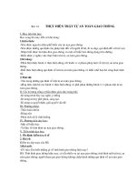 BAI 14  THỰC HIỆN TRẬT TỰ AN TOÀN GIAO THÔNG