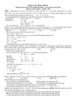 GIẢI CHI TIẾT ĐỀ THI ĐẠI HỌC 2010 KHỐI A VÀ B