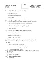 đề kiểm tra cuối kì 2 2010 2011