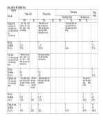 Ma trận, đề thi, đáp án văn HK 2