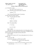 Đề thi học kỳ 2lop 6  năm học 2010 2011