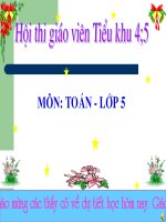 TOÁN 5 NHÂN 1 SỐ THẬP PHÂN VỚI 10,100,1000...