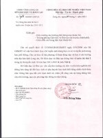 Thông báo môn thi thứ 3 ( Tuyển sinh 10)2010  2011