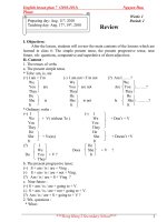 Giáon án Anh 7 HK I