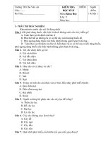 Đề và đáp án kiểm tra cuối kỳ II môn khoa học  5.doc