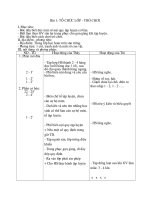 Thể dục lớp 1 tuan 1