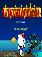 Toán l5 nhân 1 số TP với 10, 100,...