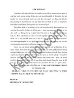 BÁO cáo THỰC tập tại CÔNG TY TNHH THƯƠNG mại và DỊCH vụ THÀNH lộc