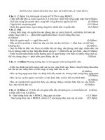 Đáp án Môn Địa Lý 9 HK II năm học 2010   2011