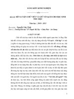 SKKN rèn luyện chữ viết cho HS tiểu học