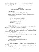 BIÊN BẢN SINH HOẠT CHI BỘ   3/2011