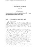 NGUYÊN tắc ĐỊNH HƯỚNG KHÁCH HÀNG   QUẢN TRỊ CHẤT LƯỢNG