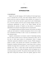 LV   INFORMATION FOCUS IN ENGLISH AND VIETNAMESE SENTENCES