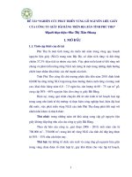 Nghiên cứu phát triển vùng gỗ nguyên liệu giấy của Công ty giấy Bãi Bằng trên địa bàn tỉnh Phú Thọ