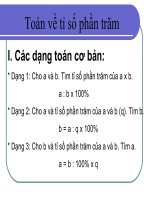 GIAI TOAN TI SO PHAN TRAM