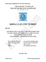 Giải pháp nâng cao chất lượng hoạt động cho vay đối với doanh nghiệp vừa và nhỏ tại ngân hàng thương mại cổ phần công thương – chi nhánh NGUYỄN TRÃI 