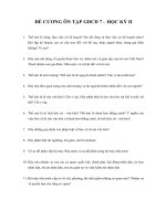 Đề cương ôn tập học kỳ II   Trường THCS Nguyễn Công Trứ