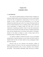 AN INVESTIGATION INTO THE PRONUNCIATION ERRORS IN ENGLISH EXPERIENCED BY THE LAOTIAN STUDENTS AT