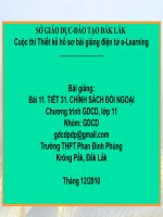 Tiết 31   Lịch sử 11 Chính sách đối ngoại