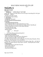 giao an sinh hoat lớp 7