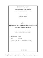 một số yếu tố thú y ảnh hưởng đến tỷ lệ viêm  vú bò sữa và các giải pháp phòng trị