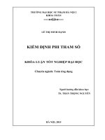 Kiểm định phi tham số (KL07475)