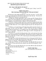 Thông báo số 02   Hội trại