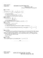 Đề thi và Đáp ánvào 10 năm 2011 2012