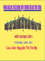 Tập đọc 3 Chương trình xiếc đặc sắ