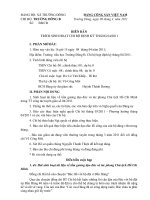 BIÊN BẢN SINH HOẠT CHI BỘ   4/2011