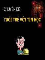 Chuyen de   Tin học với Tuổi trẻ