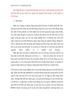 TIỂU LUẬN THU THẬP tài LIỆU về BIẾN đổi KHÍ hậu TOÀN cầu và ẢNH HƯỞNG của BIẾN đổi KHÍ hậu đến sự SUY THOÁI các NGUỒN tài NGUYÊN THIÊN NHIÊN và đói CÙNG KIỆT ở VIỆT NAM 