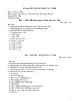 Mô đun Bảo trì hệ thống máy tính