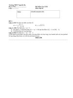 Bài kiểm tra 1 tiết lớp 10 cơ bản chương 2