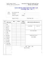 Mẫu đăng kí thi đua