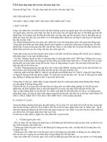 Tổ chức thực hiện tiết trả bài viết môn Ngữ Văn.