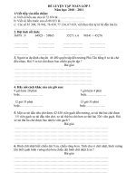 đề ôn tập cuối năm toán lớp 3