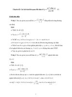 Một số bài toán liên quan đến hàm số B2/B1