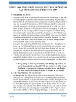 Bài tiểu luận tối ưu hóa tổng chiều dài cọc bê tông cốt thép bên dưới bệ mố hay sàn giảm tải có diện tích lớn