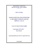 đánh giá tiềm năng chăn nuôi bò thịt và thí nghiệm vỗ béo bò tại huyện krông pa  gia lai